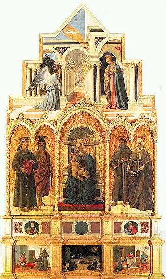 Piero della Francesca Polyptych of Perugia oil painting picture